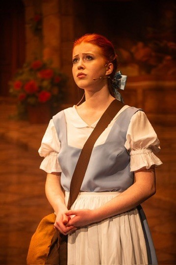 Beauty and the Beast Belle village dress costume hire UK – Thespis Theatrical Costumiers