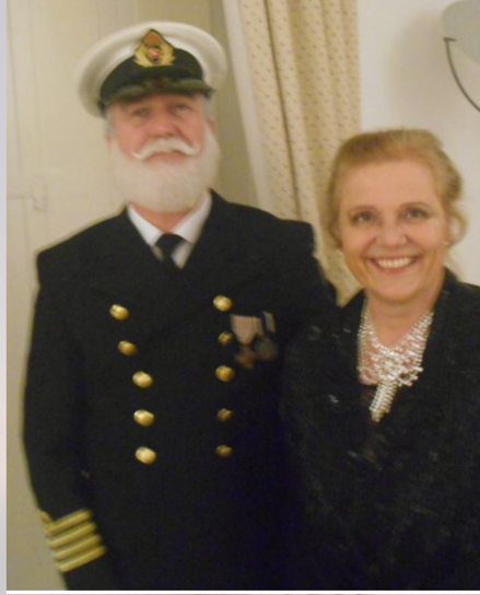 Titanic The Musical Captain Smith uniform and Lady Astor Edwardian dress