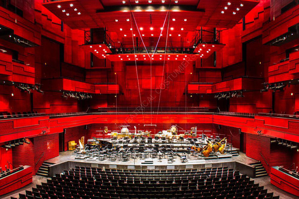 Harpa Concert Hall Reykjavik Iceland Stage for Phantom of the Opera